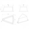 Caserole felie tort, baza neagra si capac transparent, H6 cm, 100buc Produse 52,86 lei