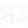 Caserole felie tort, baza neagra si capac transparent, H4 cm, 100buc Produse 48,20 lei