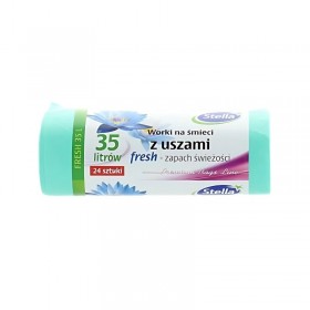 Stella, saci menajeri fresh, cu urechi, 35l (24buc/rola) Produse 7,27 lei