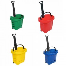 Cos de cumparaturi, cu roti, colorat, 40 litri Cosuri transport 150,80 lei