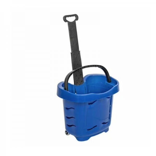 Cos de cumparaturi, cu roti, colorat, 40 litri Cosuri transport 150,80 lei