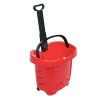 Cos de cumparaturi, cu roti, colorat, 40 litri Cosuri transport 150,80 lei