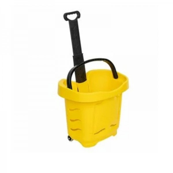 Cos de cumparaturi, cu roti, colorat, 40 litri Cosuri transport 150,80 lei