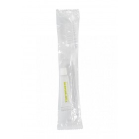 Set dentar hotelier, format din periuta si pasta de dinti 3gr, 30 buc/set Produse 63,10 lei