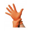 Manusi nitril nepudrate, GOGRIP, orange, marime M, 50buc Produse 19,99 lei