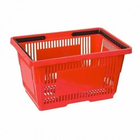 Cos de cumparaturi, cu maner, 28 litri, 48x33x26 cm Cosuri transport 39,99 lei