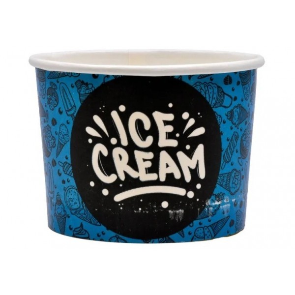 Cupe inghetata, carton albastru, ice cream, 200ml (25buc) Cupe de inghetata 6,39 lei
