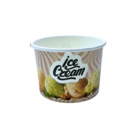 Cupe inghetata, carton personalizat ''Ice Cream'', 100ml, 50buc Cupe de inghetata 10,55 lei