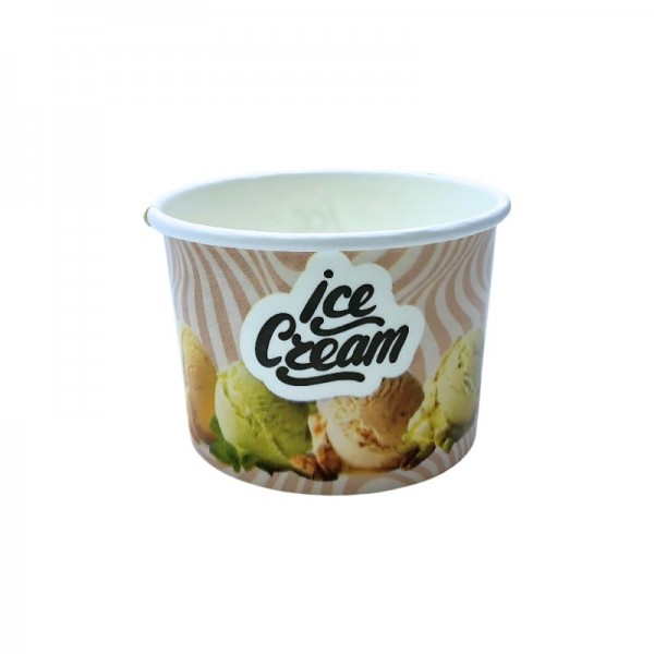 Cupe inghetata, carton personalizat ''Ice Cream'', 100ml, 50buc Cupe de inghetata 10,55 lei