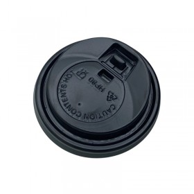 Capace negre, D80, cu orificiu safelock, 8oz si 12oz, 100buc Produse 13,50 lei