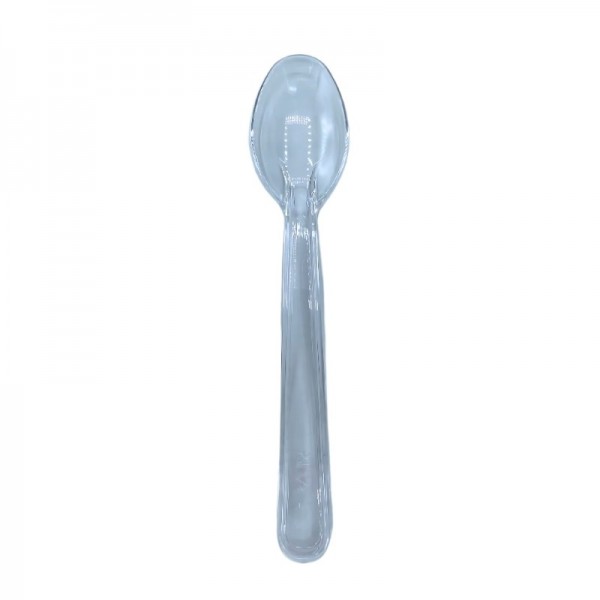 Lingurite plastic transparent, 2.6gr, reutilizabile, 10cm, 50buc Produse 5,57 lei