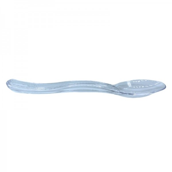 Lingurite plastic transparent, 2.6gr, reutilizabile, 10cm, 50buc Produse 5,57 lei