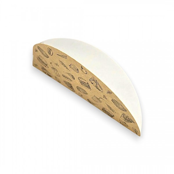 Tavita tacos, carton natur, design Urban, 100buc Produse 35,99 lei