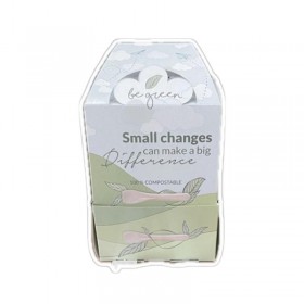 Lingurițe înghețată in cutie dispenser, compostabile, 95mm, ambalate individual, 200buc Lingurite inghetata 48,04 lei