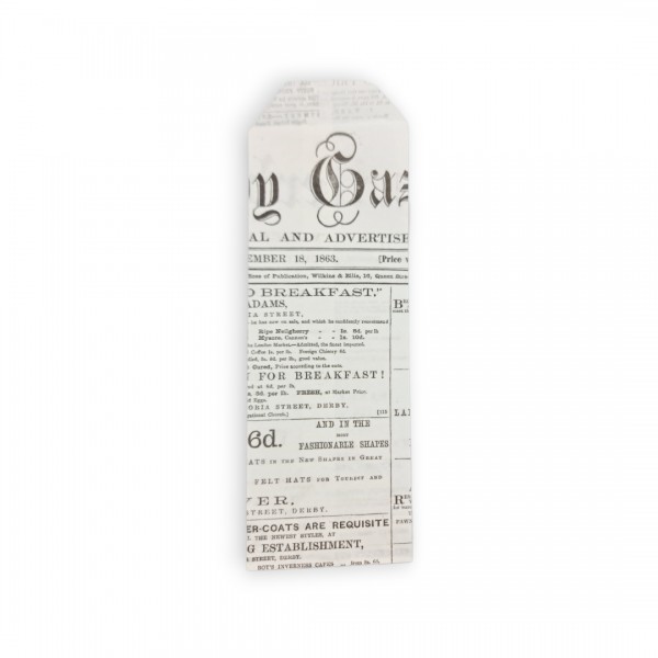 Port tacamuri, hartie alba, design ziar, 23*8 cm (2000buc) Naproane si port tacamuri 126,92 lei