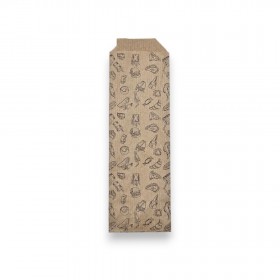 Port tacamuri, hartie natur, design urban, 23*8 cm (2000buc) Naproane si port tacamuri 126,92 lei