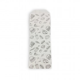 Port tacamuri, hartie alba, design urban, 23*8 cm (2000buc) Naproane si port tacamuri 126,92 lei
