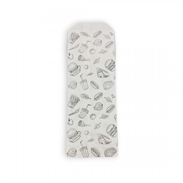 Port tacamuri, hartie alba, design urban, 23*8 cm (2000buc) Naproane si port tacamuri 126,92 lei