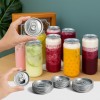 Flacoane doza 330ml, pet transparent, rotunde, capac metalic Produse 2,80 lei