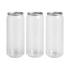 Flacoane doza 500ml, pet transparent, rotunde, capac metalic Produse 3,30 lei