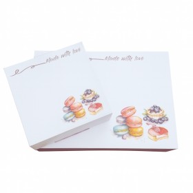 Cutii prajituri, Made with love, 25*25*8 cm (25buc) Produse 30,93 lei