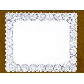 Dantele albe, hartie, 35x45cm, 100buc, outlet Lichidari de stoc 57,34 lei