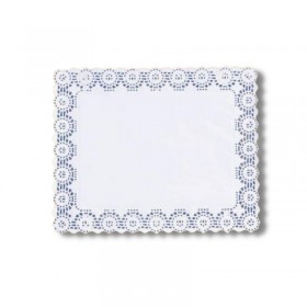 Dantele albe, hartie, 35x45cm, 100buc, outlet Lichidari de stoc 57,34 lei