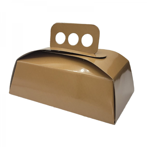 Cutii prajituri, carton cappuccino, marturii, 17*10 cm, 50buc, outlet Lichidari de stoc 193,18 lei