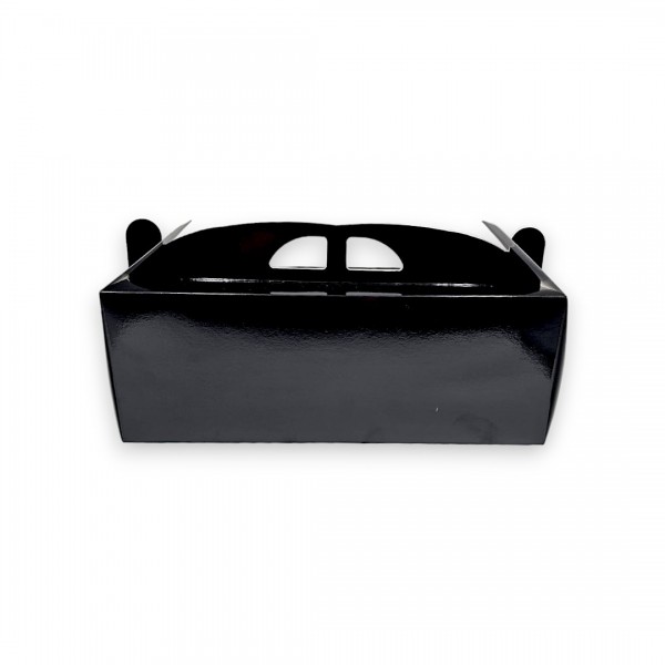 Cutii cozonac, carton negru, cu maner, 33*11*h12 cm, 25buc, outlet Lichidari de stoc 62,34 lei