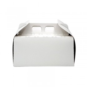 Cutii carton albe, cu maner, 15x22cm, 50buc, outlet Lichidari de stoc 132,13 lei