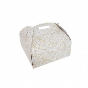 Cutii tort, insertii aurii, 20cm, 25buc, outlet Lichidari de stoc 56,93 lei