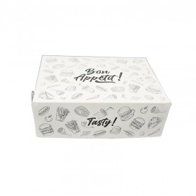Cutie cartofi prajiti 150gr, carton aluminizat, design urban, 14*10.5*h4.8 cm, 10kg, outlet Lichidari de stoc 262,95 lei