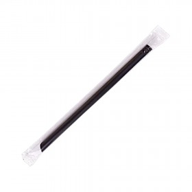 Paie Bubble Tea, negre, drepte, amb. individual, reutilizabile, 250buc Produse 30,08 lei