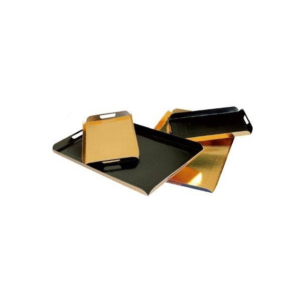Tavite aurii, metalizate, cu maner, 12x35cm, 100buc, outlet Lichidari de stoc 337,53 lei