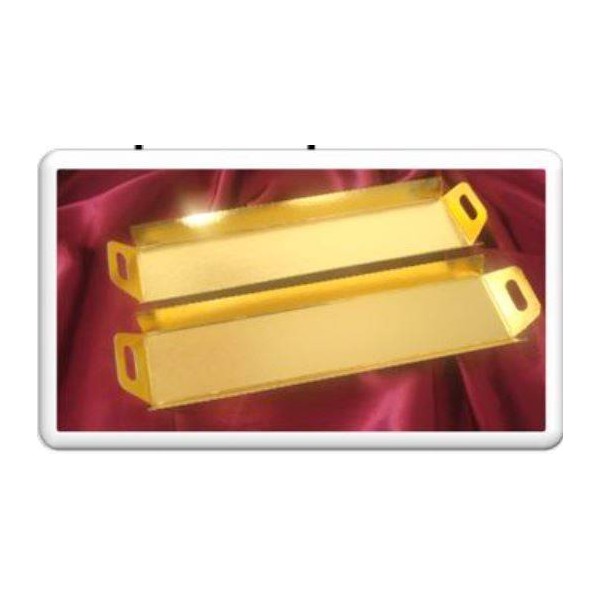 Tavite aurii, metalizate, cu maner, 12x35cm, 100buc, outlet Lichidari de stoc 337,53 lei