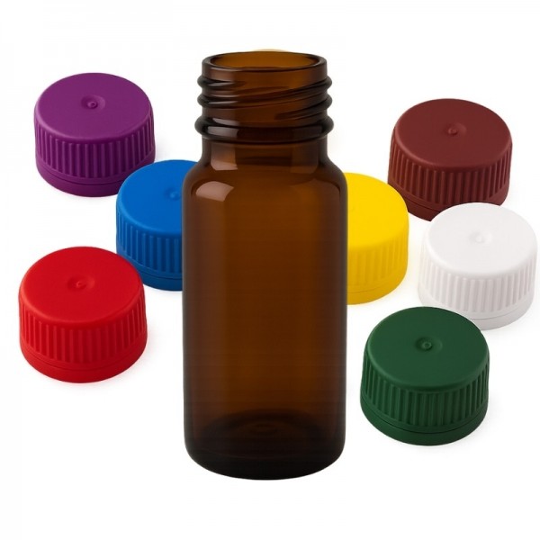 Flacoane 10ml, pet brun, cilindric, cu capac, F16mm, 2250buc Miniflacoane 1,00 lei