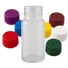 Flacoane 10ml, pet transparent, cilindric, cu capac, F16mm, 2250buc Miniflacoane 1,00 lei