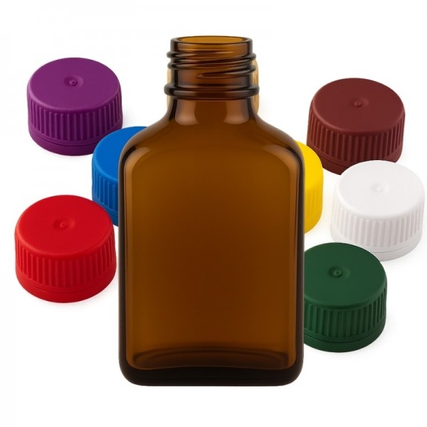 Flacoane 30ml, pet brun, plate, cu capac, F16mm, 1440buc Miniflacoane 810,72 lei