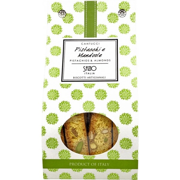 Biscuti artizanali cu fistic si migdale Cantucci Sfizio 200 g Produse 66,25 lei