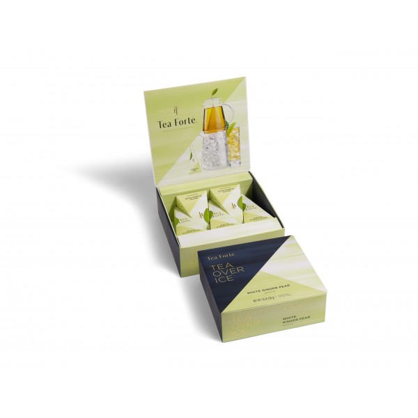 Ceai rece- Tea Over Ice White Ginger Pear ,Tea Forte - Cutie cu 5 piramide de ceai rece Produse 48,75 lei