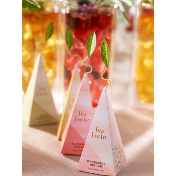 Ceai rece-Tea Over Ice Raspberry Nectar, Tea Forte- cutie cu 5 piramide Produse 48,75 lei