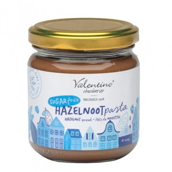 Crema de Ciocolata cu Alune Valentino Hazelnut Spread Fara Zahar 200g Produse 50,25 lei