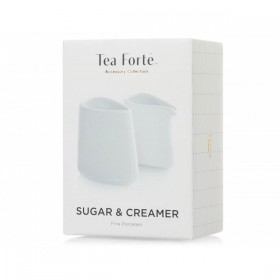 Recipiente din portelan pentru fisca si zahar Creamer and Saucer - Tea Forte Căni și Ceainice 51,00 lei