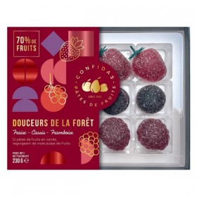Cutie cu 12 jeleuri de fructe de padure Confidas 230g Produse 97,00 lei