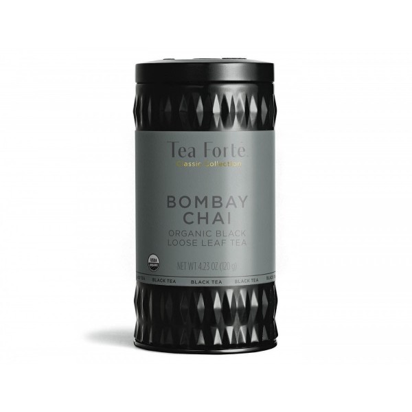 Ceai negru cu condimente orientale, Bombay Chai, ECO - tea Forte - Cutie metalica cu ceai Ceai vrac 78,00 lei