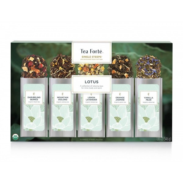 Cutie cu 15 infuzii de ceai Lotus ECO - Tea Forte Produse 85,00 lei