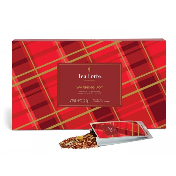 Infuzii de ceai Single Steeps Warming Joy - Tea Forte - Cutie Cu 15 infuzii Produse 85,00 lei