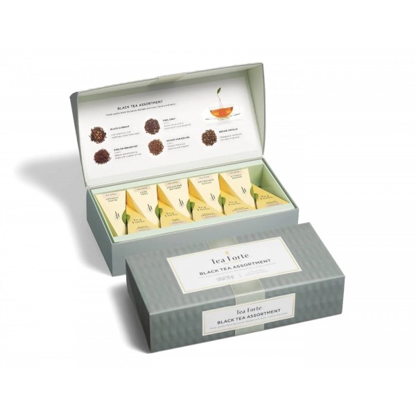 Ceai Petite Ribbon Black Assortment - Tea Forte - Cutie cu 10 piramide de ceai Produse 95,00 lei