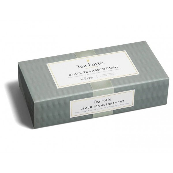 Ceai Petite Ribbon Black Assortment - Tea Forte - Cutie cu 10 piramide de ceai Produse 95,00 lei