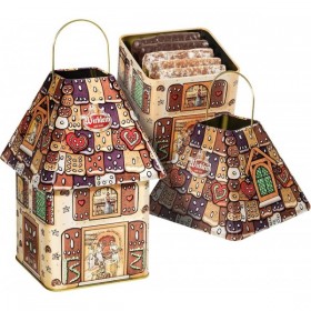 Cutie metalica in forma de felinar cu turta dulce Wicklein 250 G Produse 103,00 lei